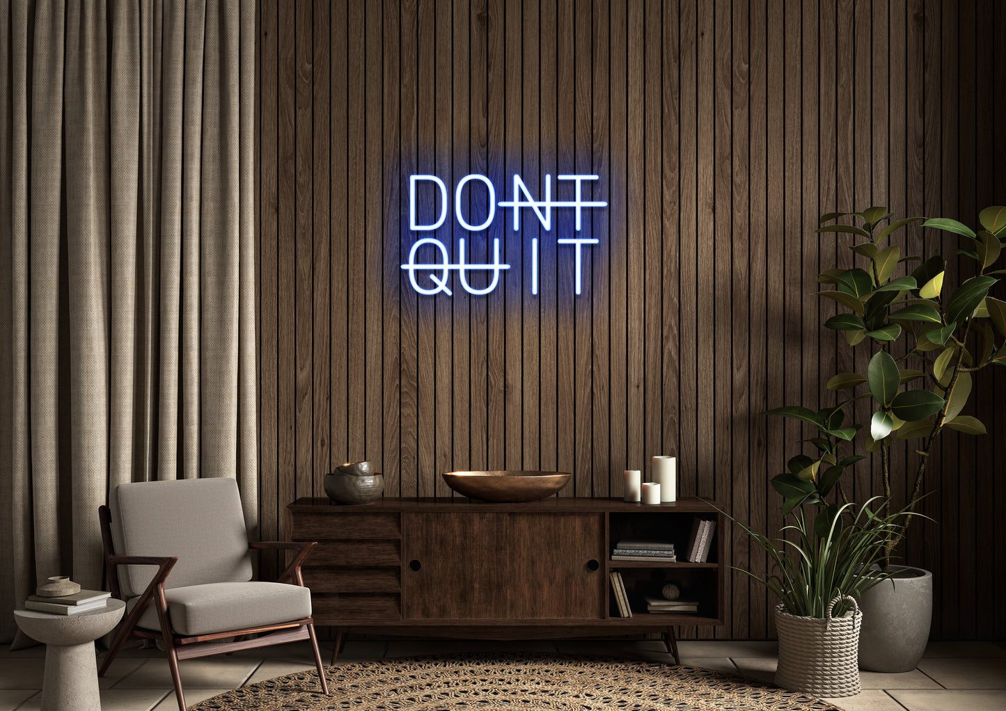 DONT QUIT - Neon Sign