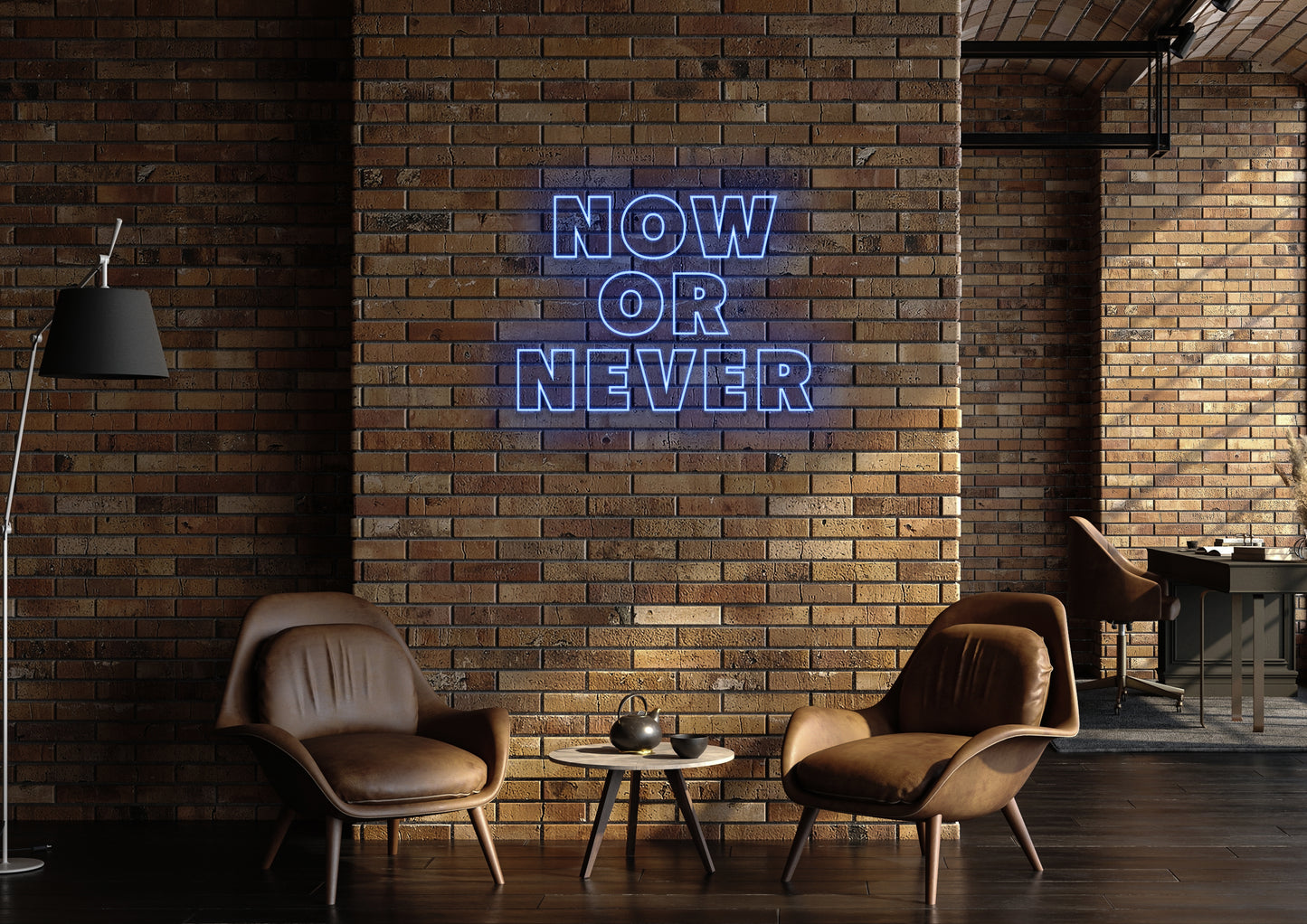 Now Or Never - Neon Sign