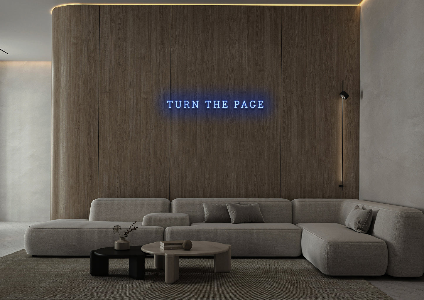 Turn The Page - Neon Sign