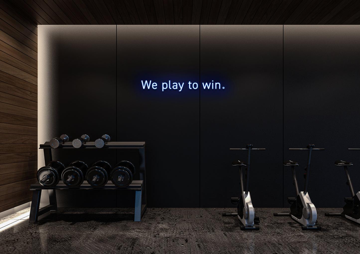 We Play To Win - Neon Sign