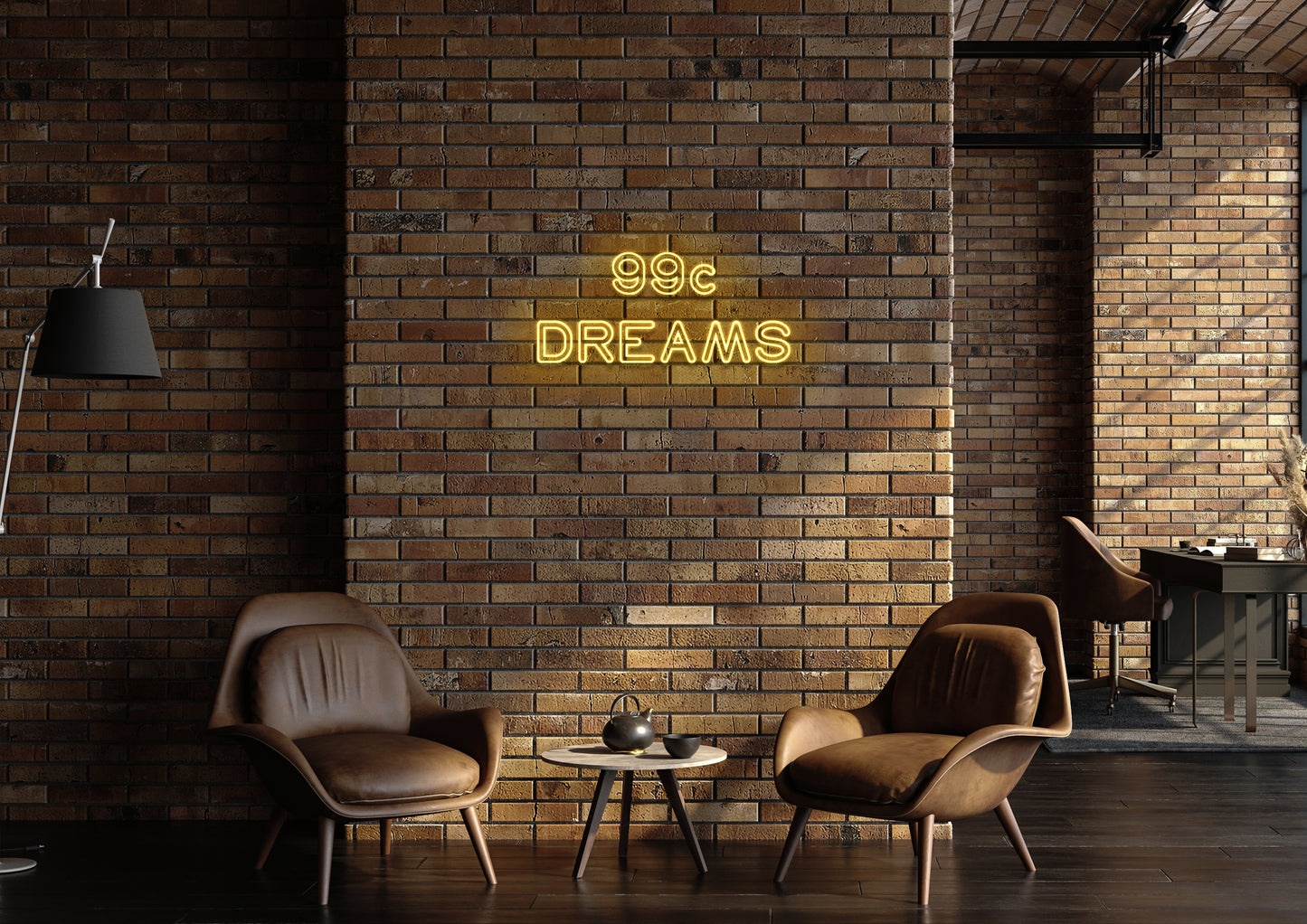 99c Dreams - Neon Sign