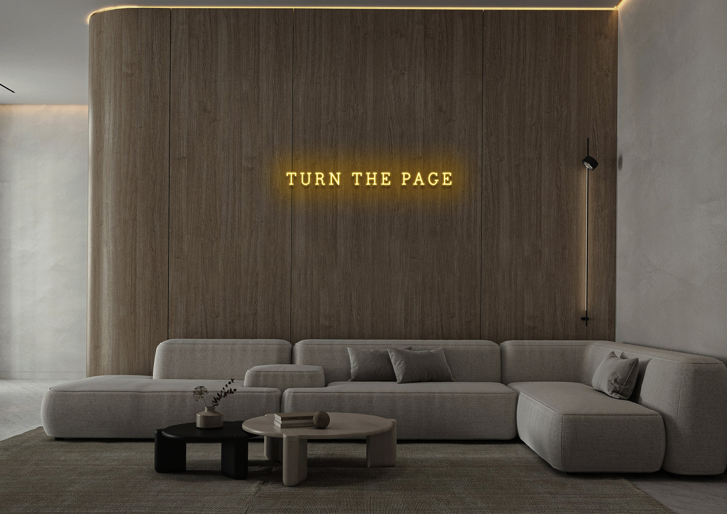 Turn The Page - Neon Sign