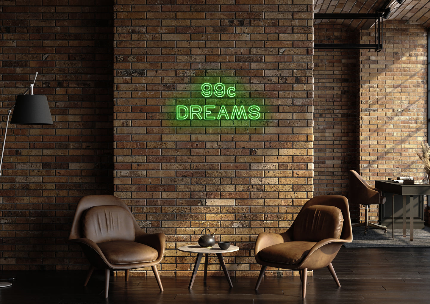99c Dreams - Neon Sign