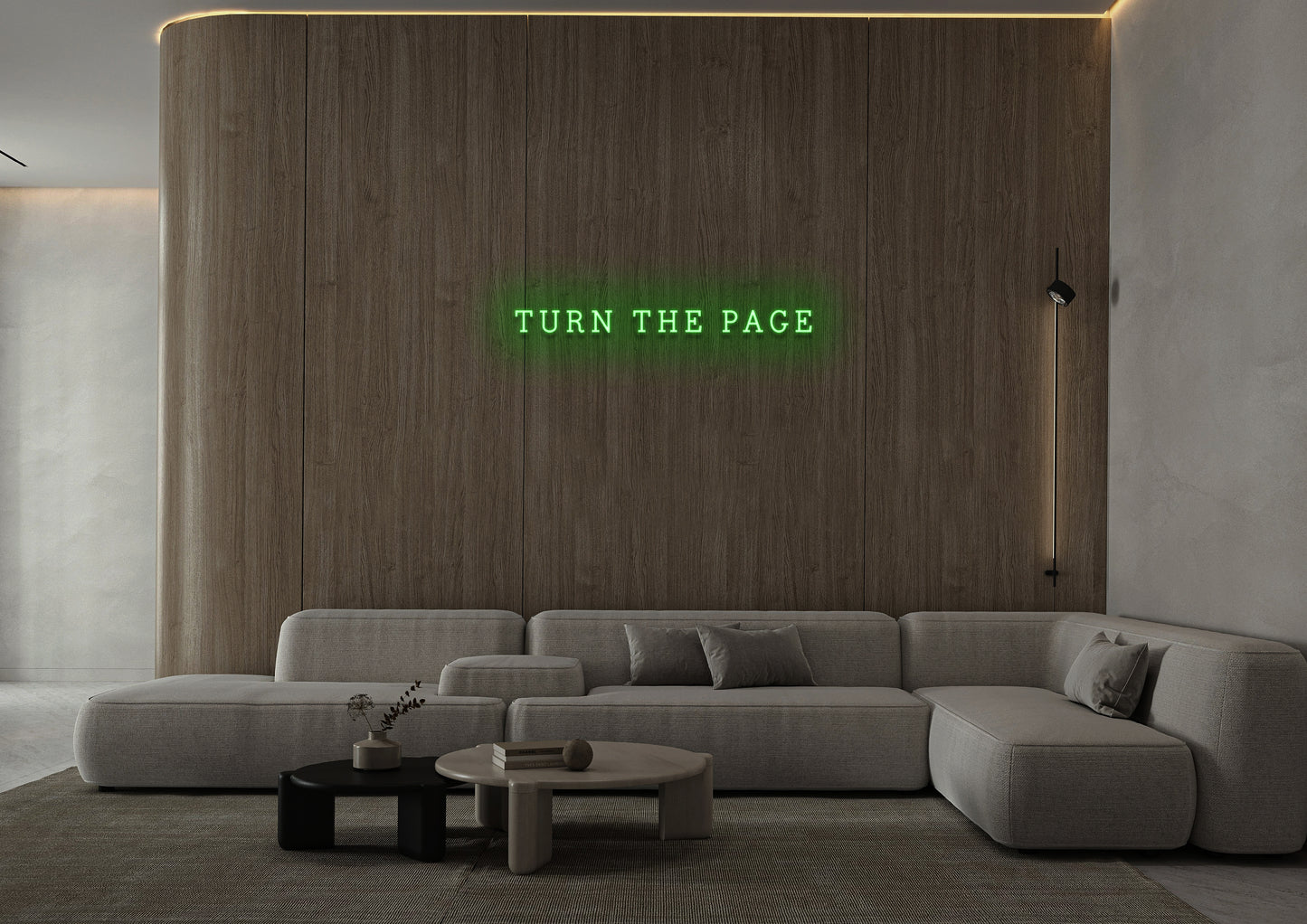 Turn The Page - Neon Sign