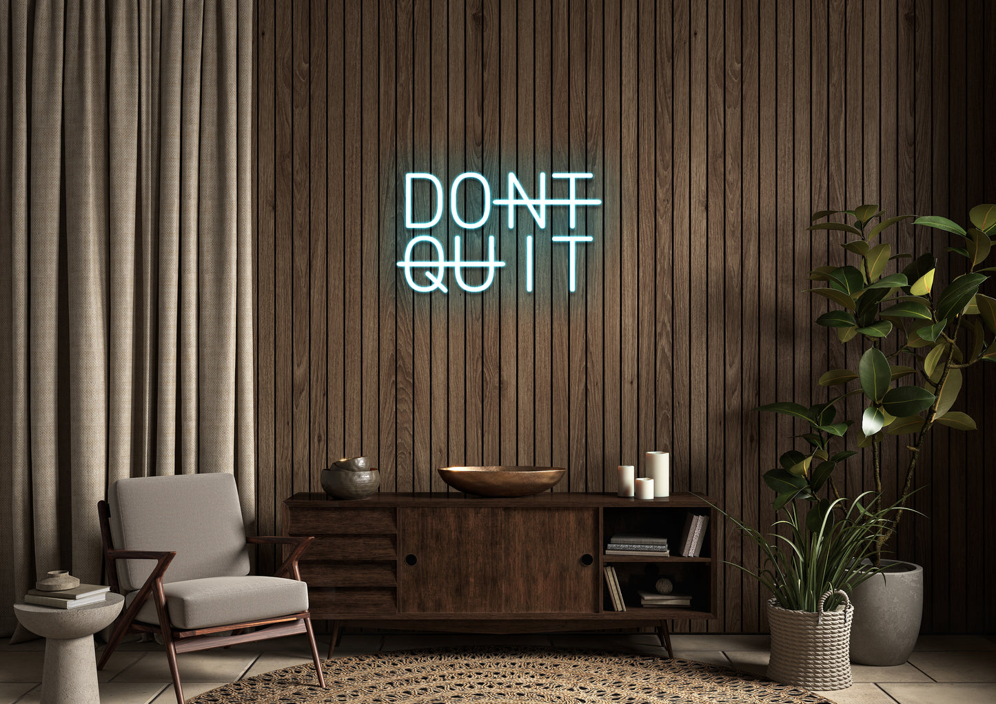 DONT QUIT - Neon Sign