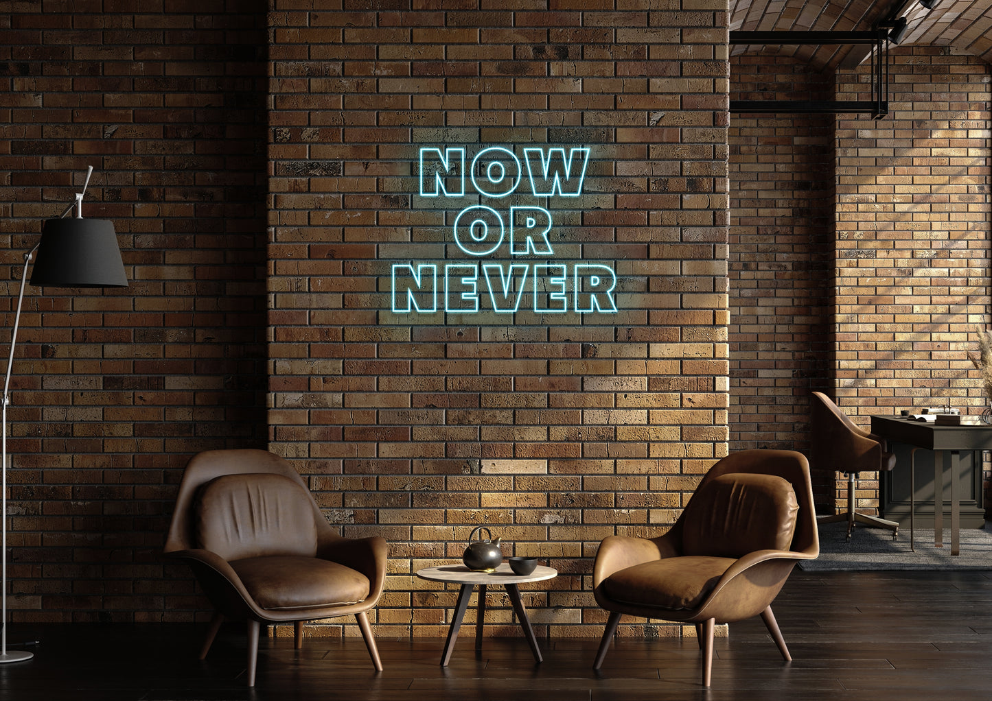 Now Or Never - Neon Sign