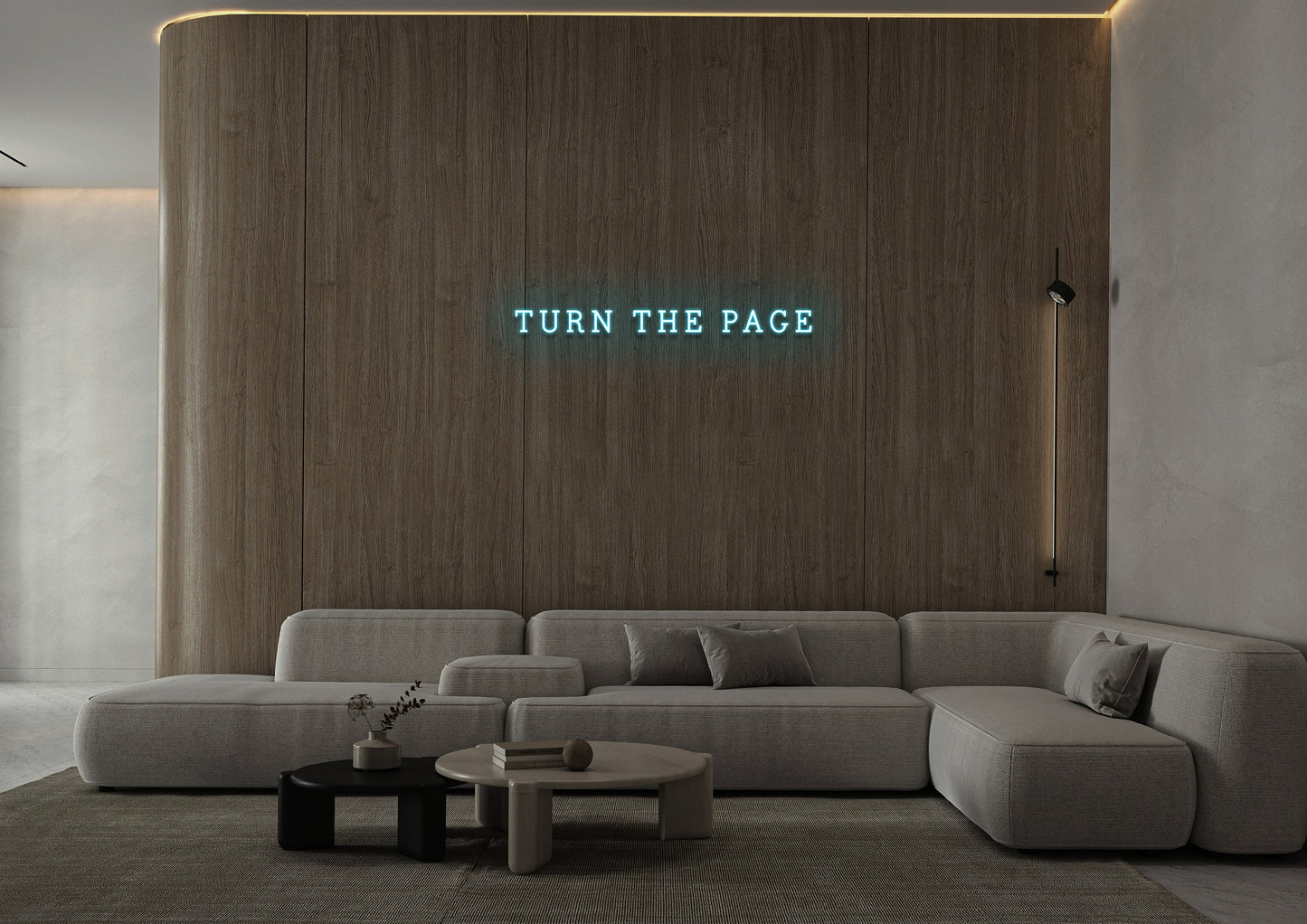 Turn The Page - Neon Sign