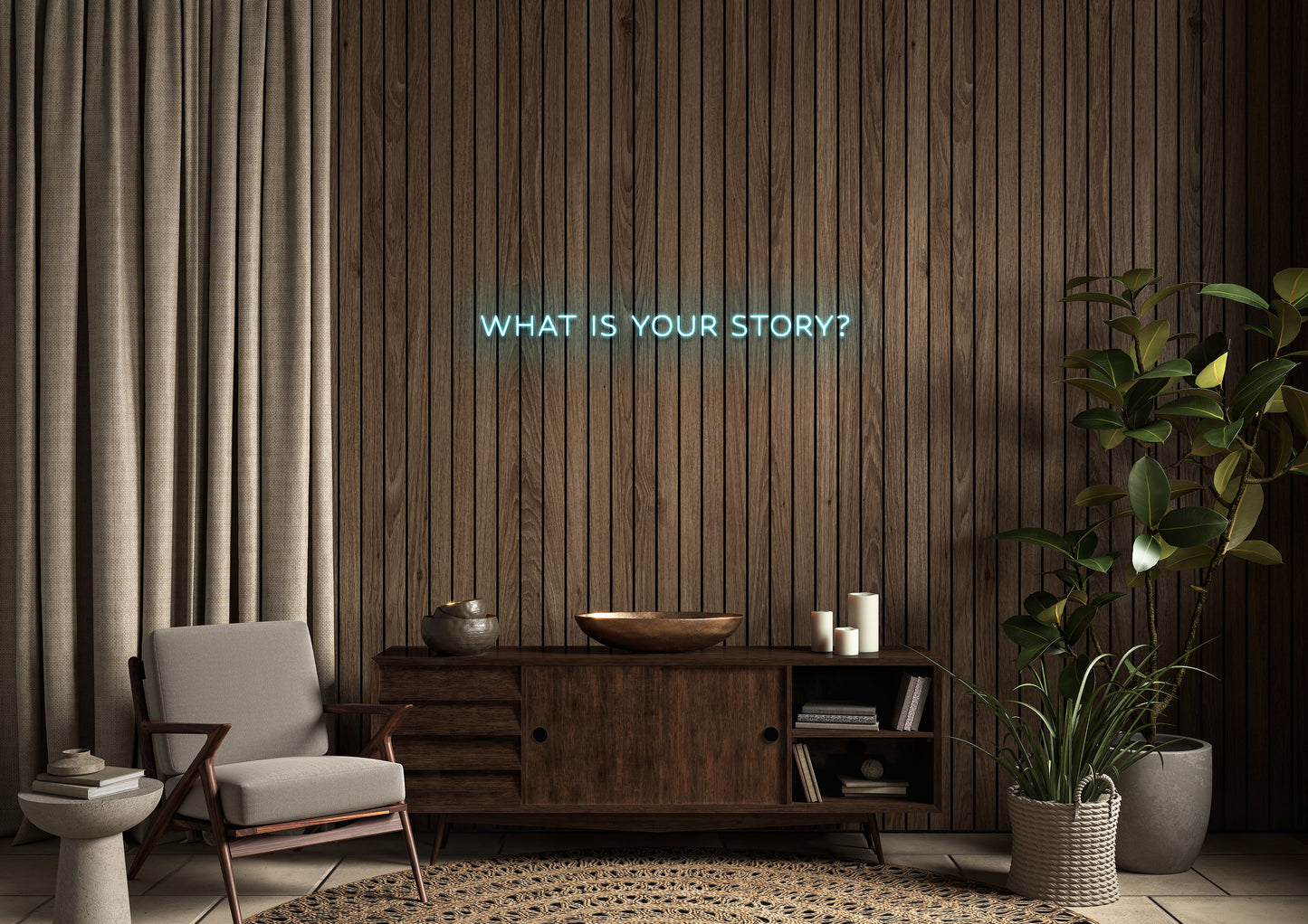 What is Your Story (Formal) - Neon Sign
