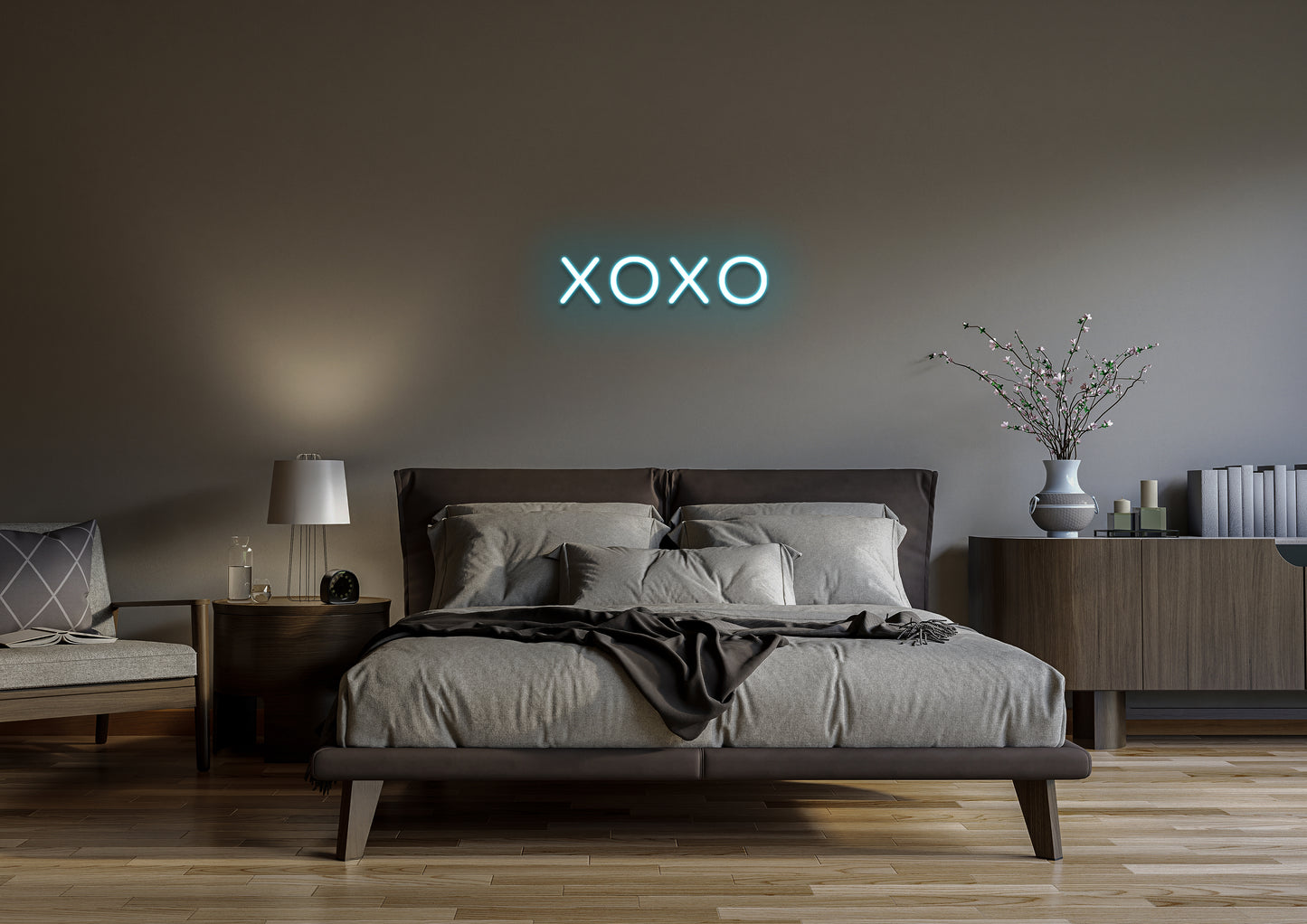 xoxo (clean) - Neon Sign