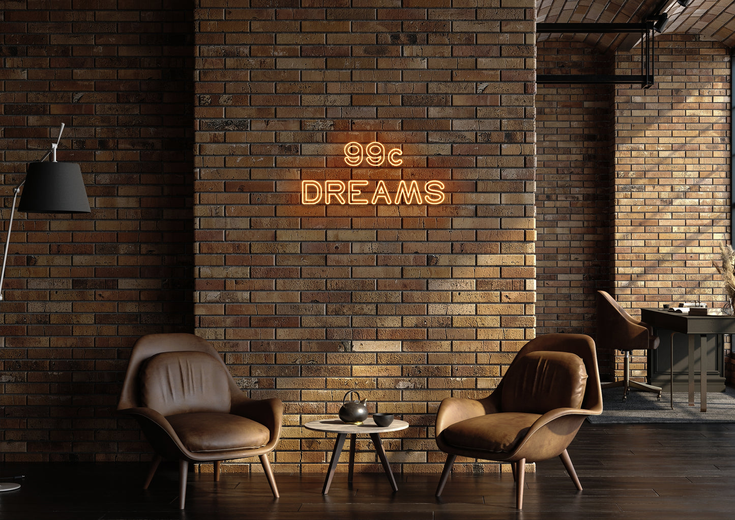99c Dreams - Neon Sign
