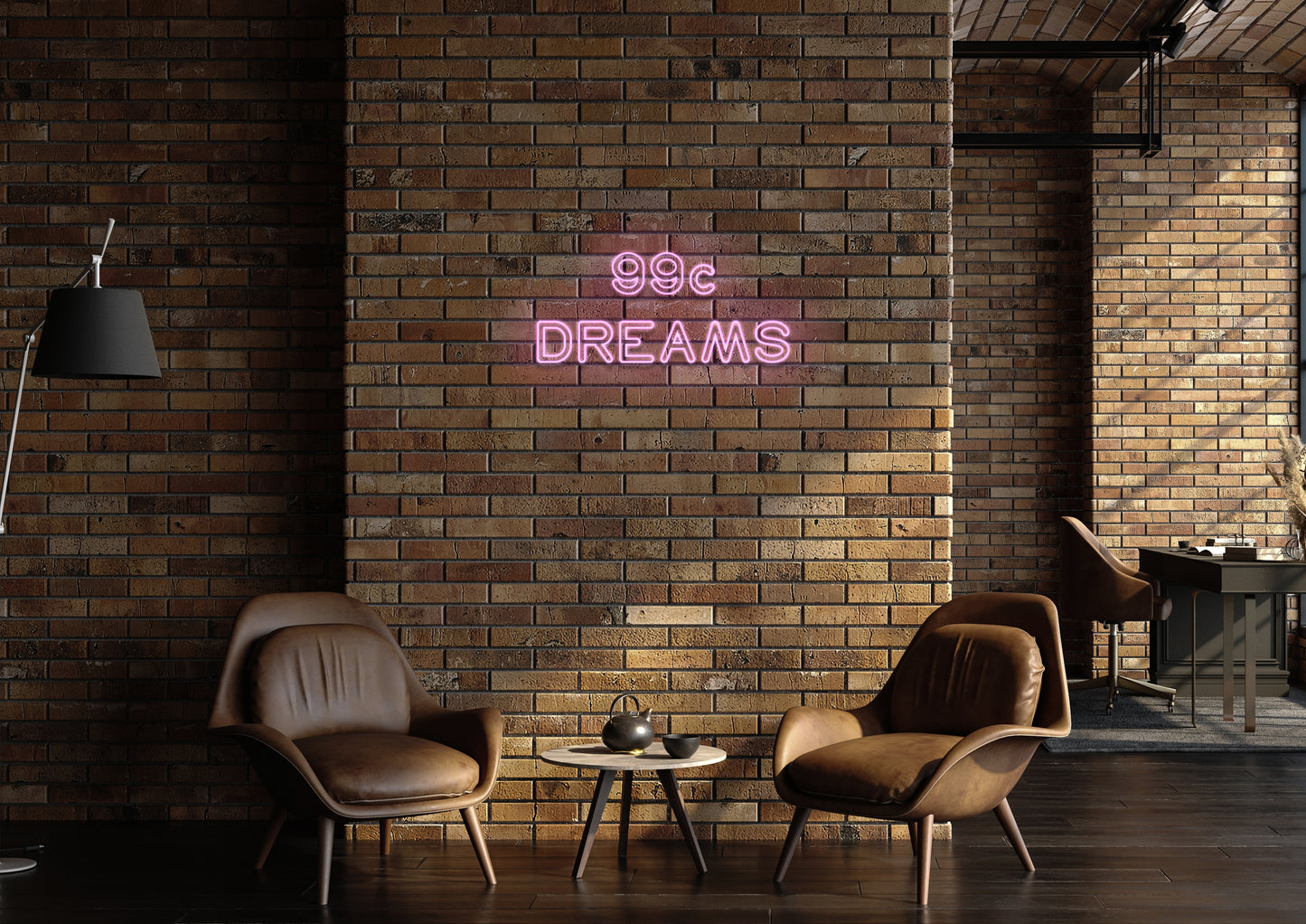 99c Dreams - Neon Sign