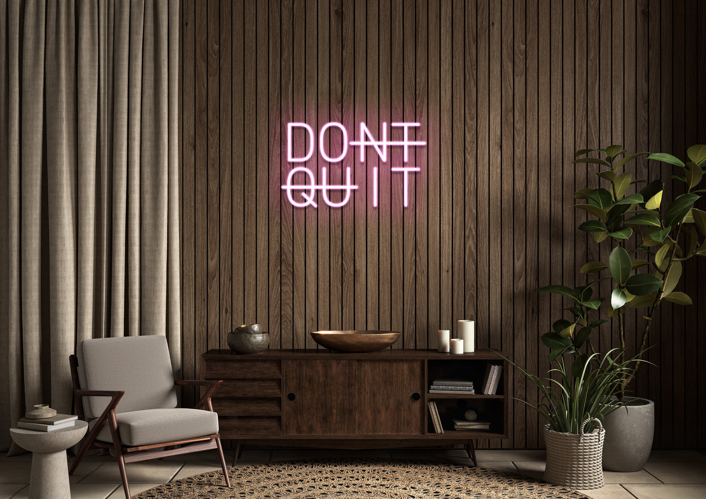 DONT QUIT - Neon Sign