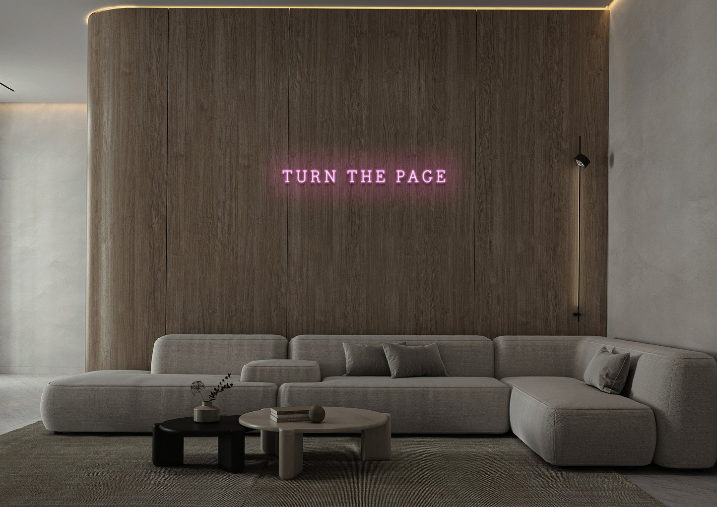 Turn The Page - Neon Sign