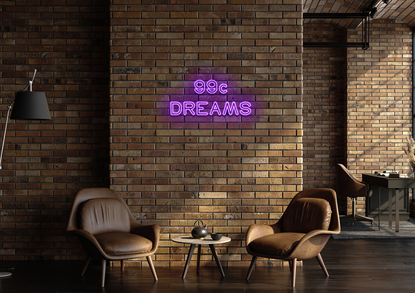 99c Dreams - Neon Sign