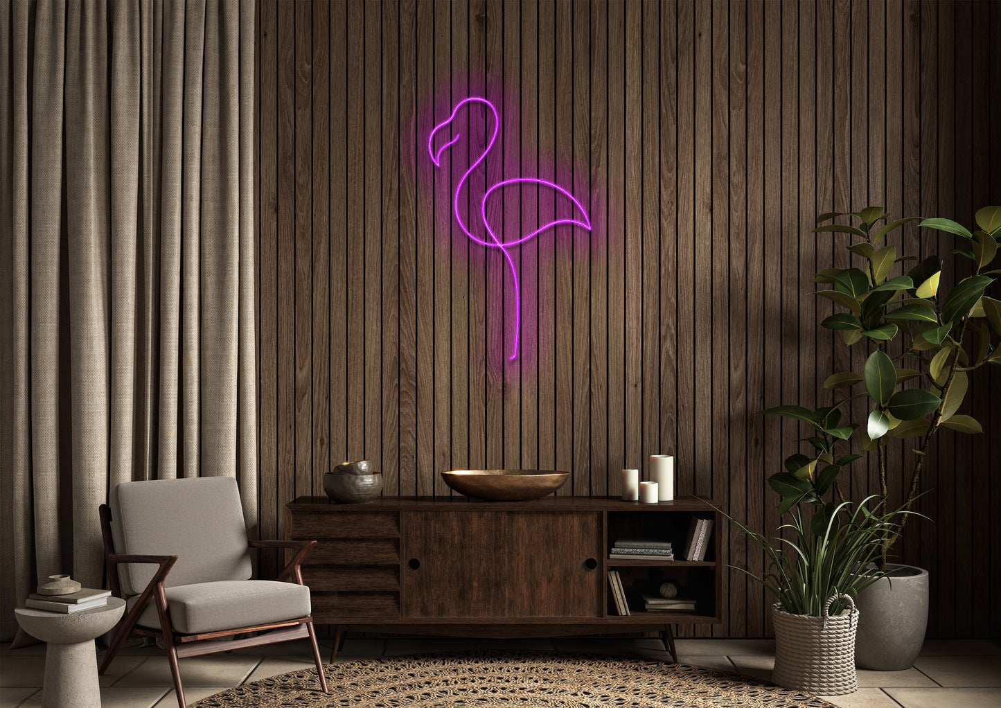 Flamingo - Neon Sign