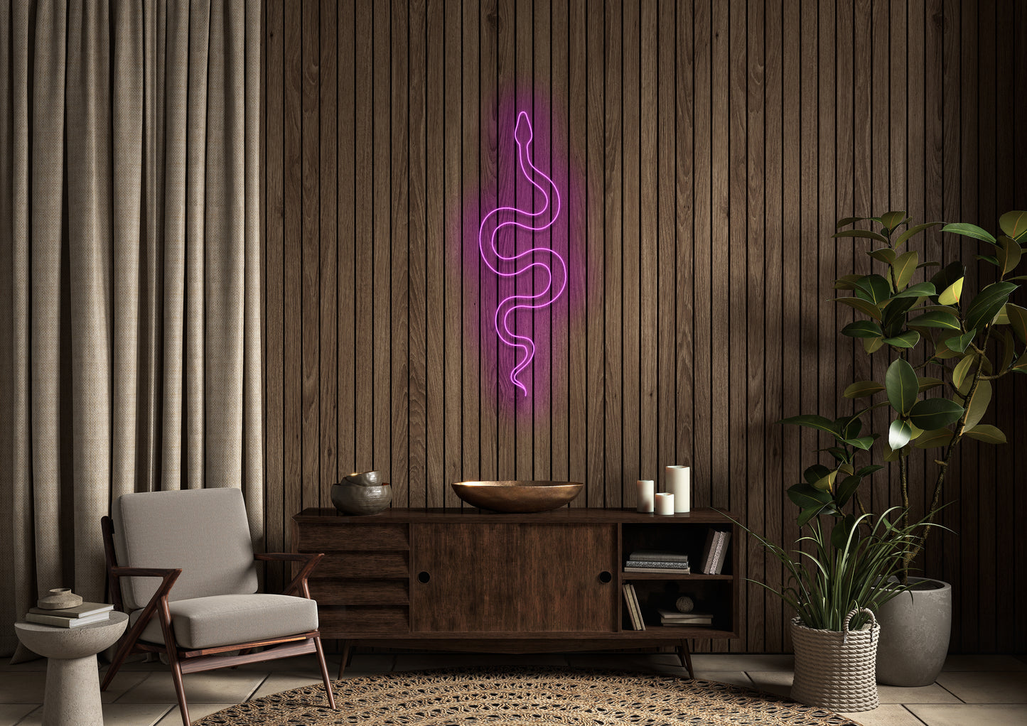 Snake - Neon Sign