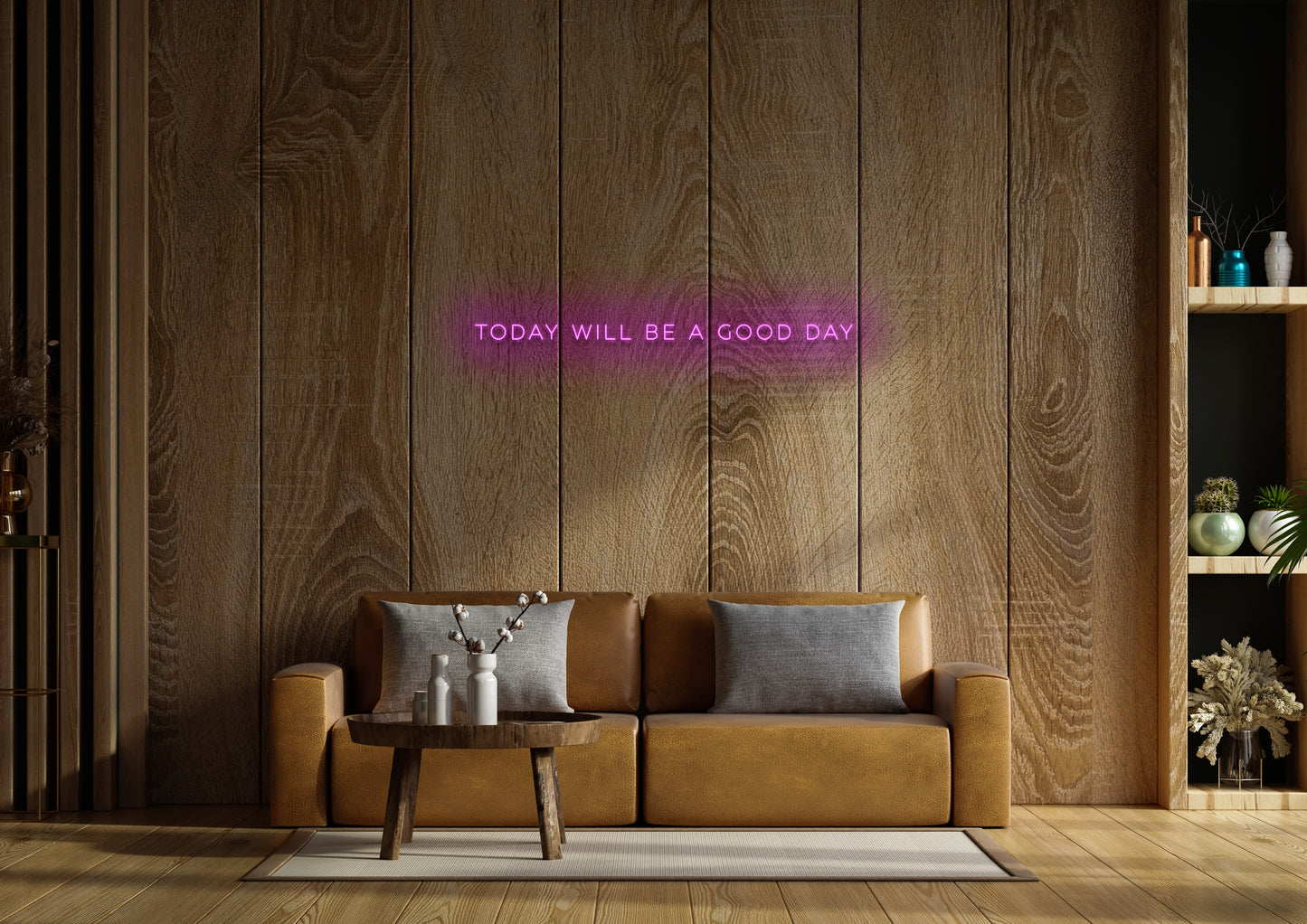 Today Will Be A Good Day (Clean) - Neon Sign