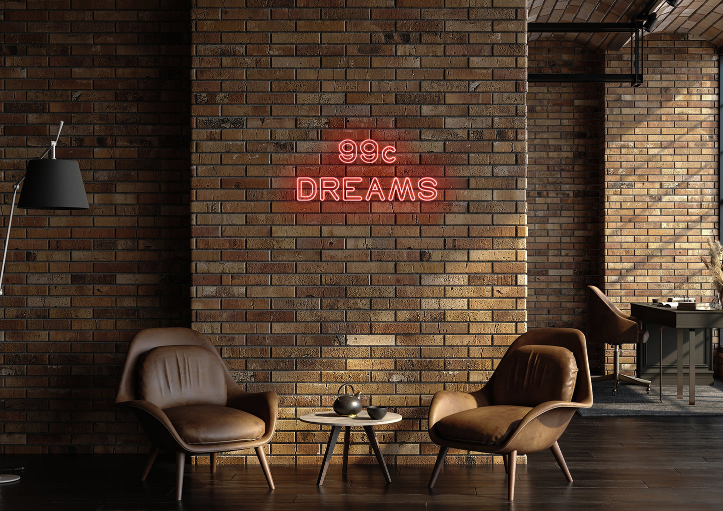 99c Dreams - Neon Sign