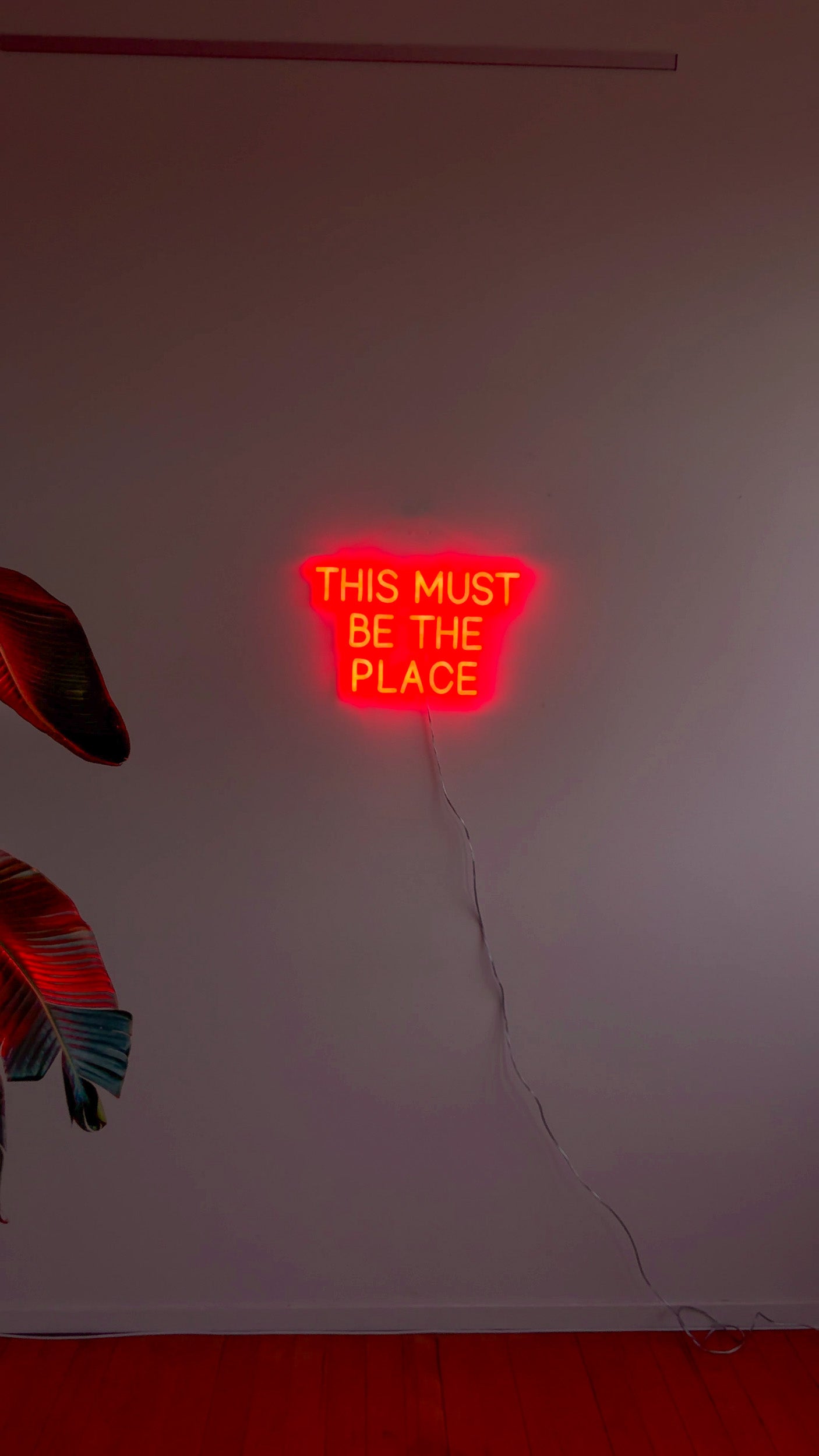 This Must Be The Place - Neon Sign