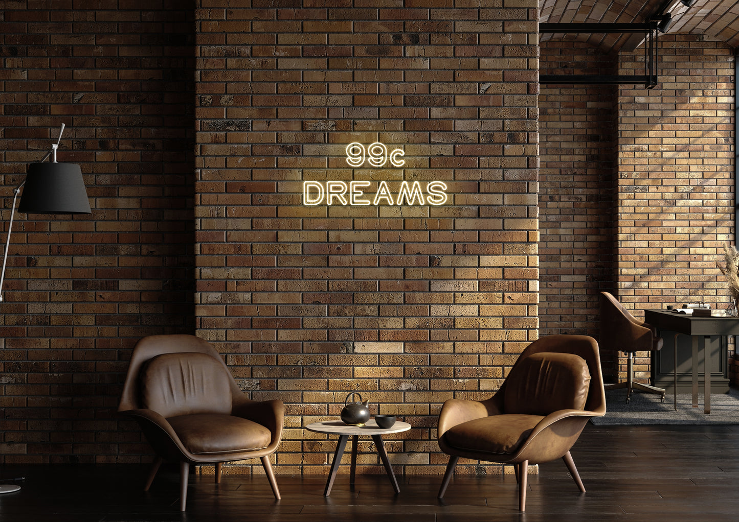 99c Dreams - Neon Sign