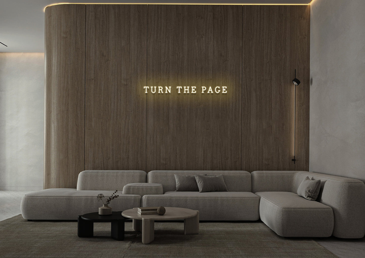 Turn The Page - Neon Sign