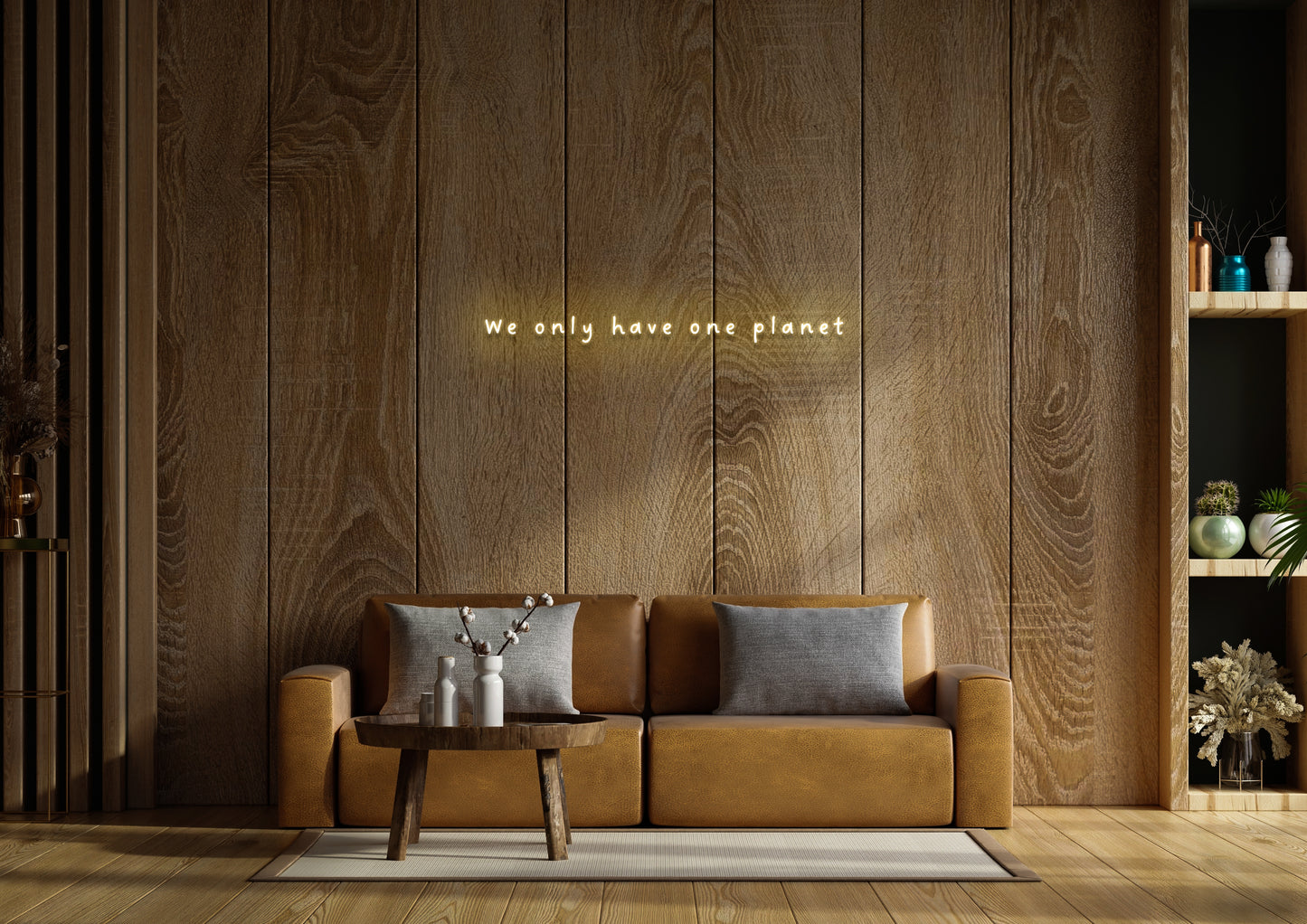 We Only Have One Planet - Neon Sign