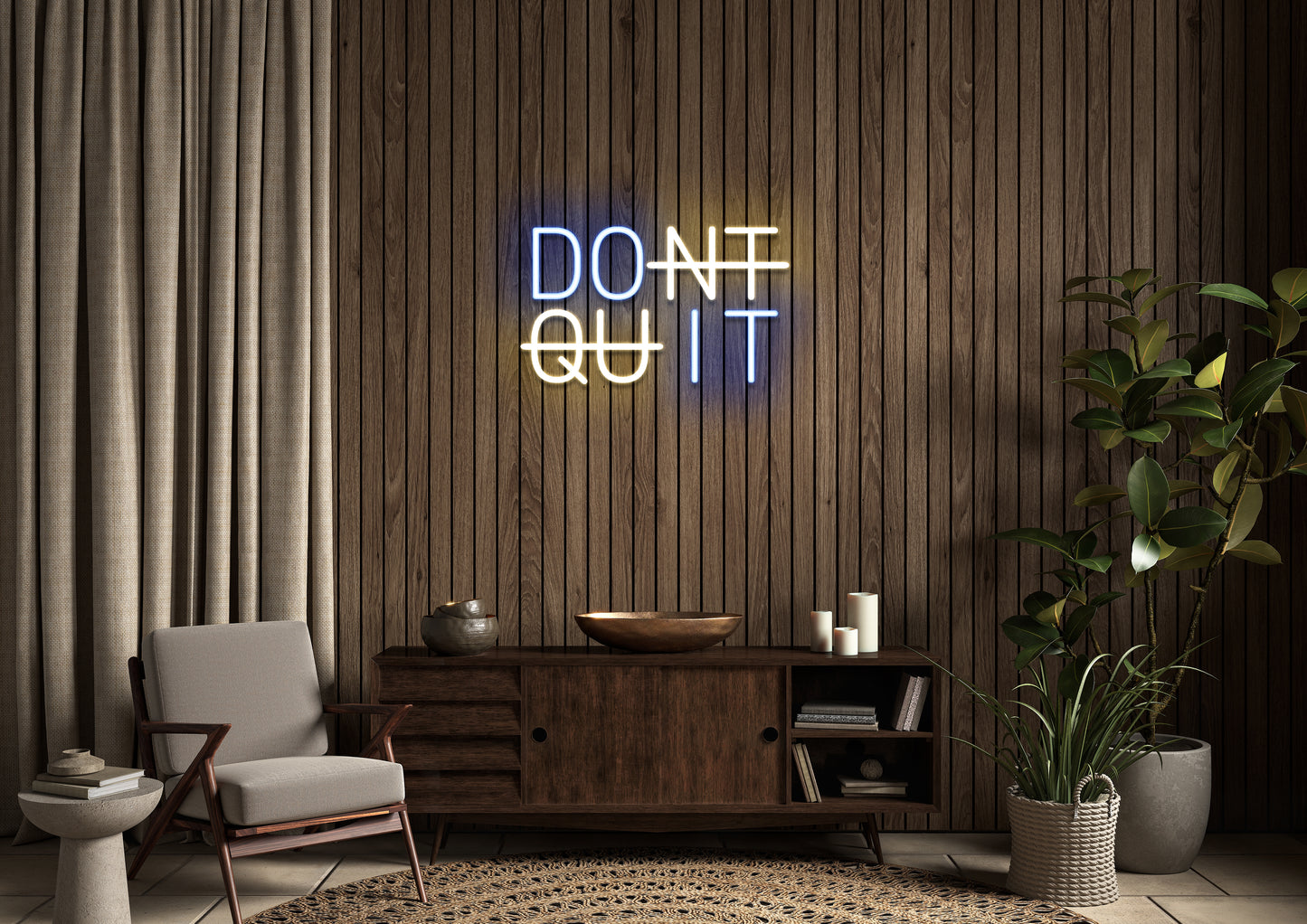DONT QUIT - Neon Sign