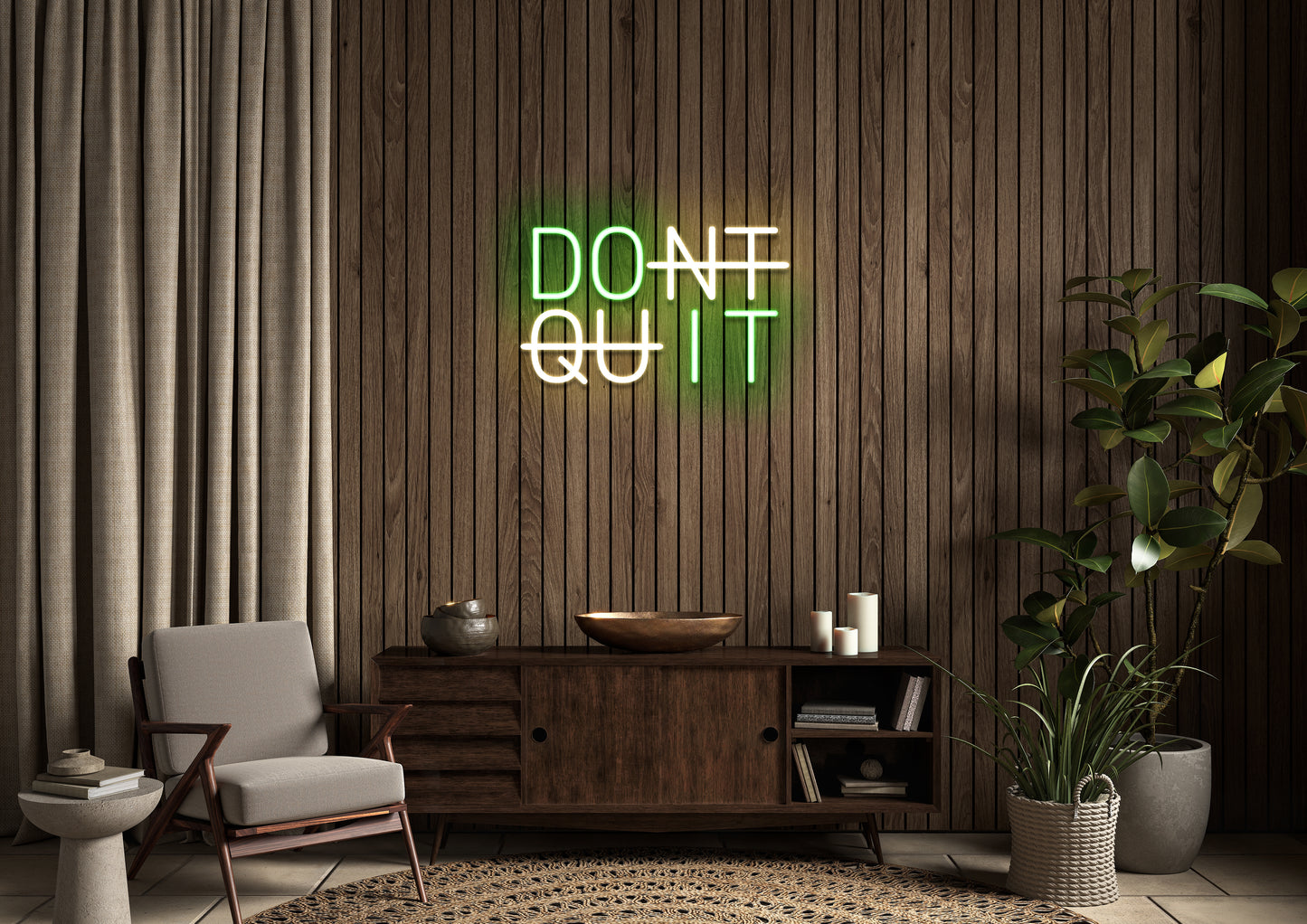 DONT QUIT - Neon Sign