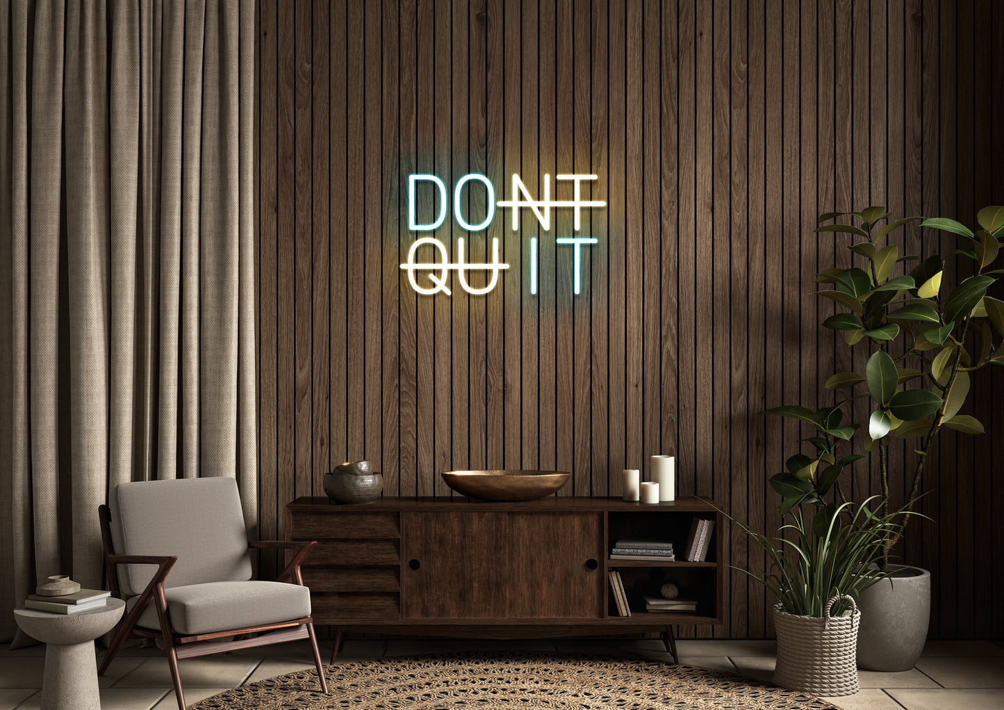 DONT QUIT - Neon Sign