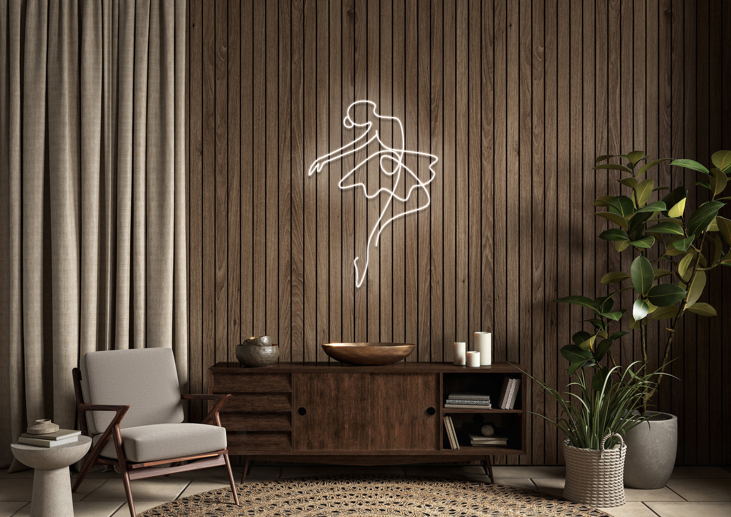 Ballerina - Neon Sign