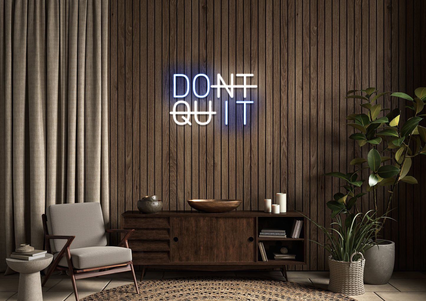 DONT QUIT - Neon Sign
