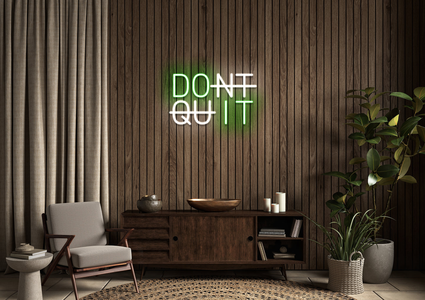 DONT QUIT - Neon Sign