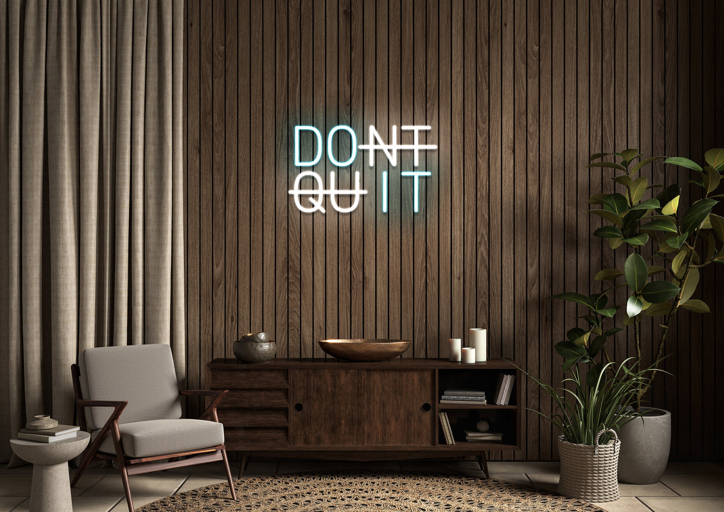 DONT QUIT - Neon Sign