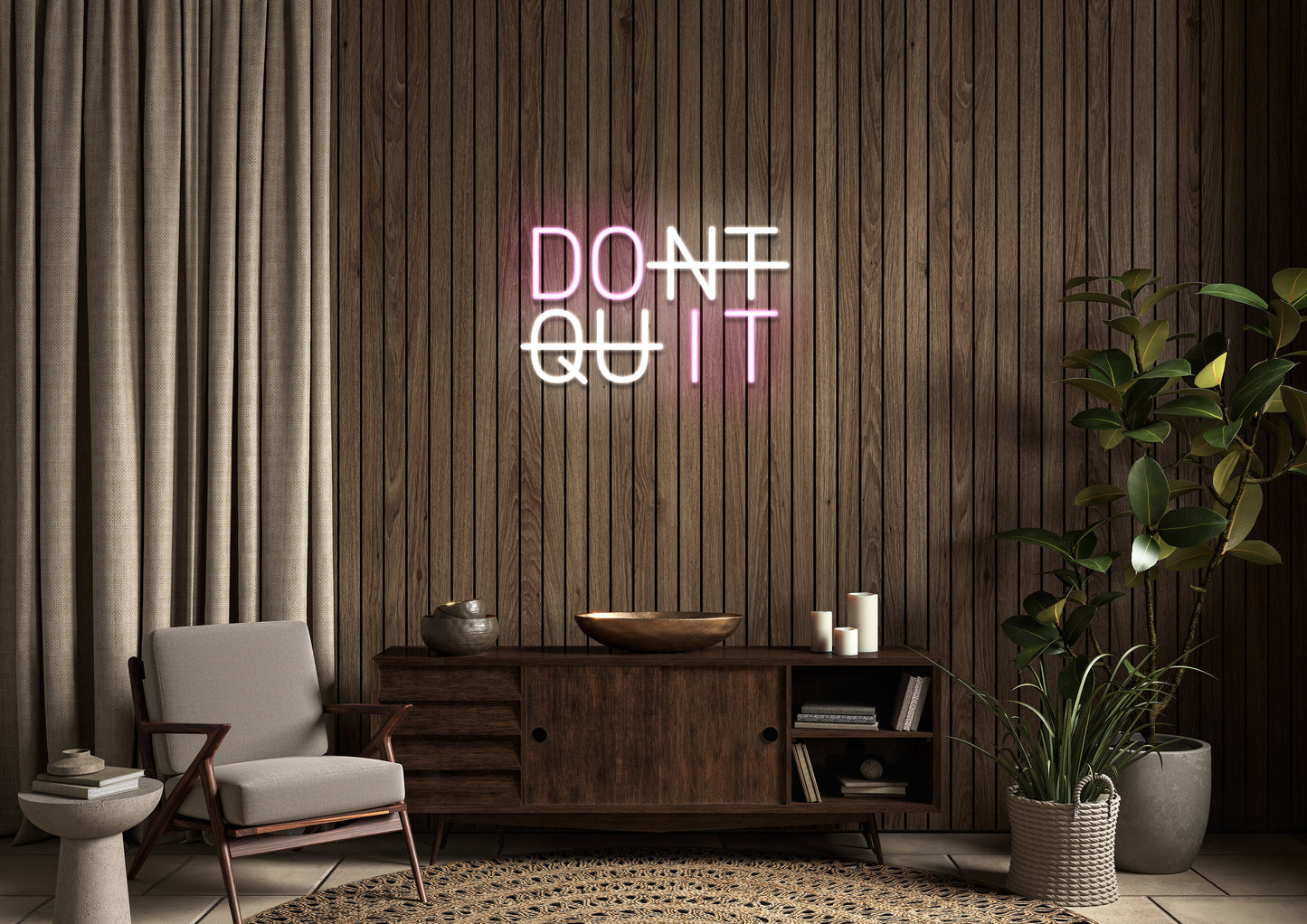 DONT QUIT - Neon Sign