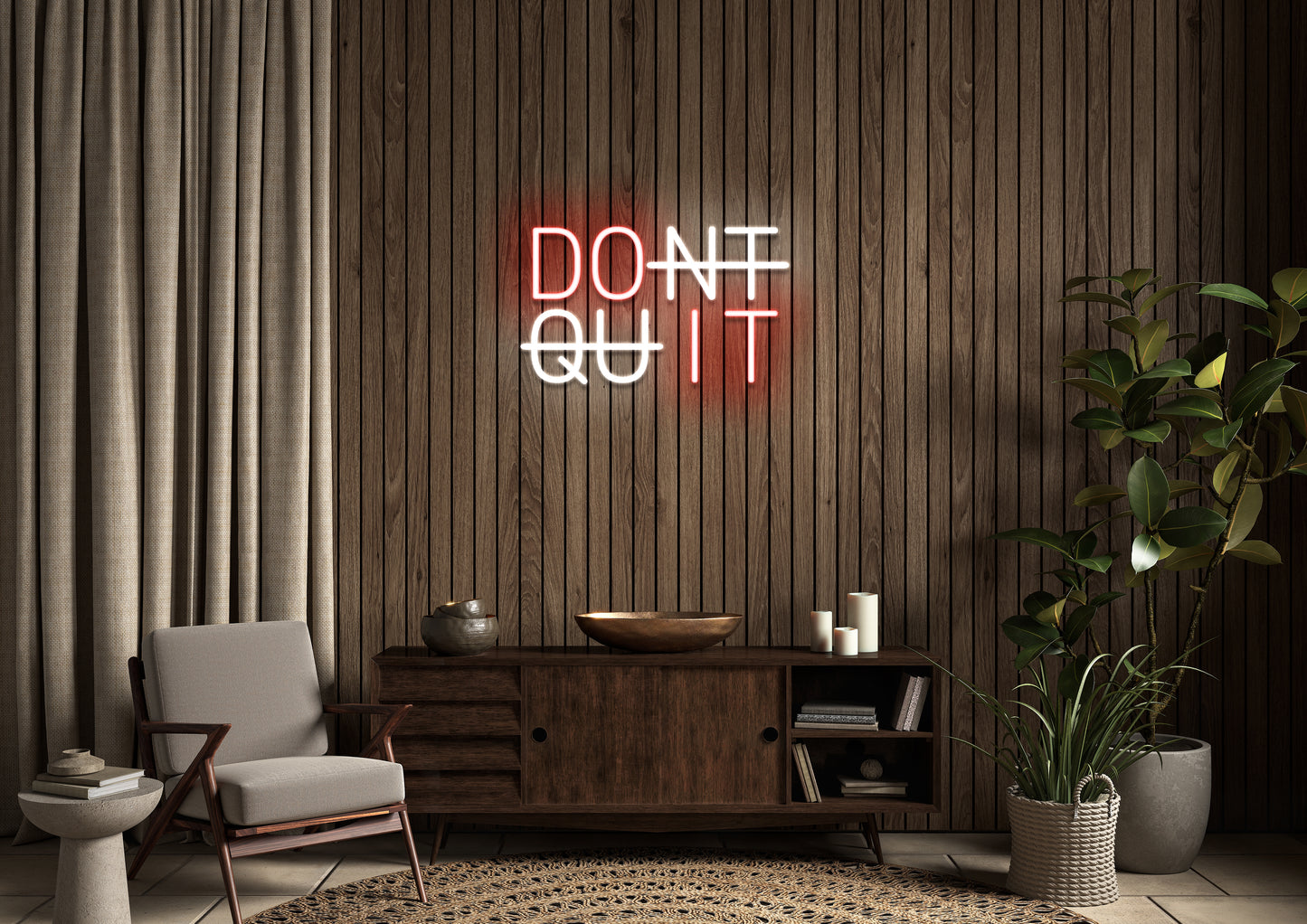 DONT QUIT - Neon Sign