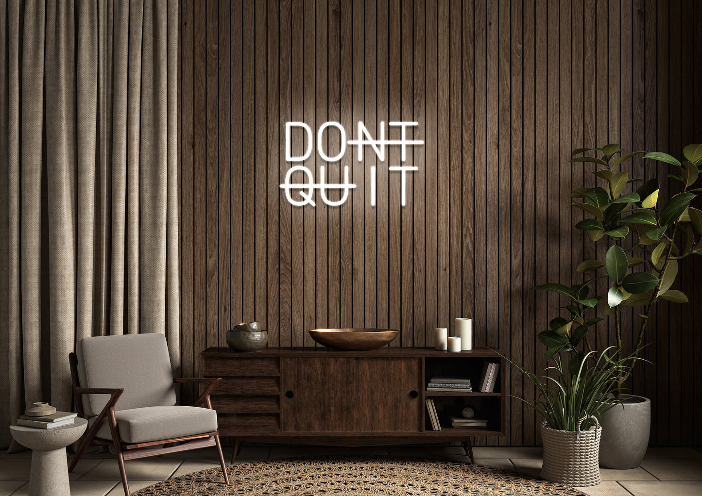 DONT QUIT - Neon Sign