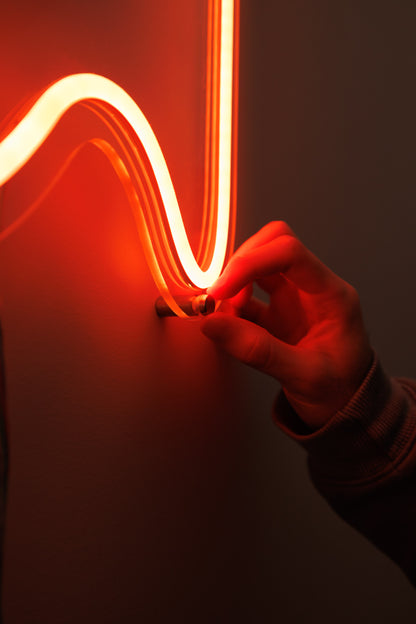 Pac Man Ghost (single line) - Neon Sign