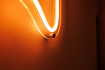 Pac Man Ghost (single line) - Neon Sign