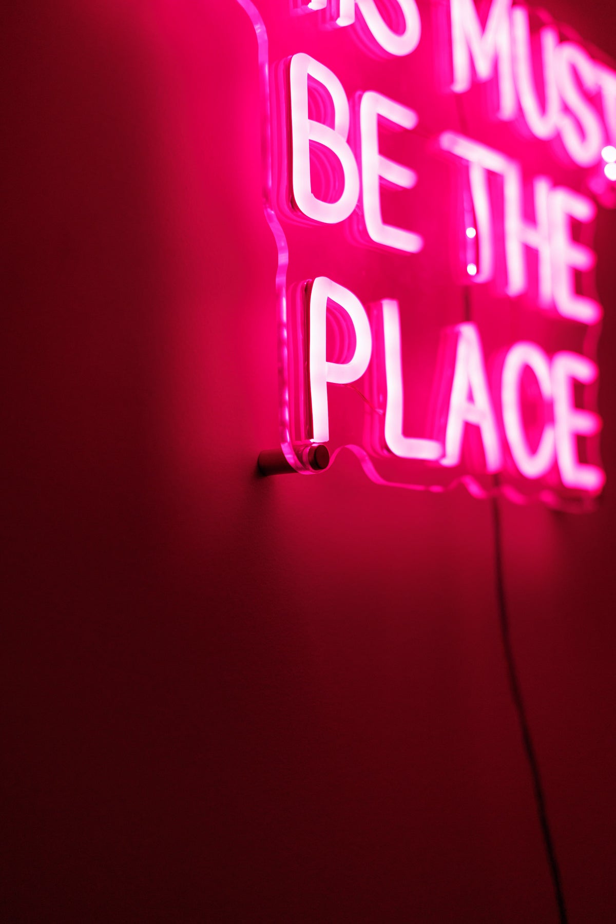 This Must Be The Place - Neon Sign