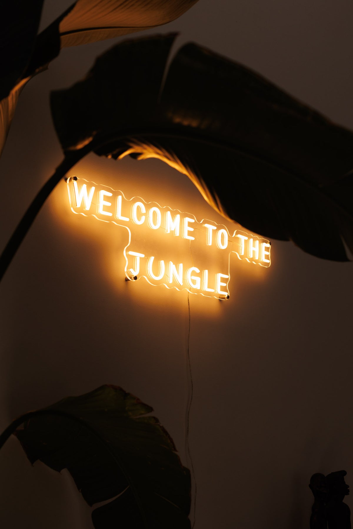 Welcome To The Jungle - Neon Sign
