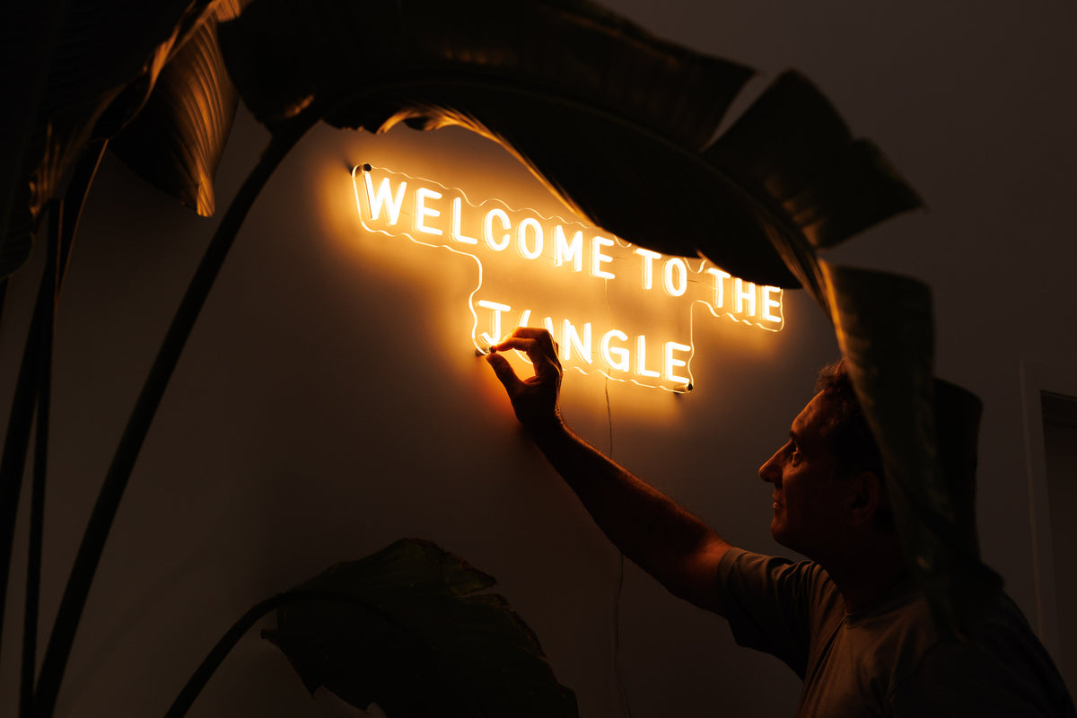 Welcome To The Jungle - Neon Sign