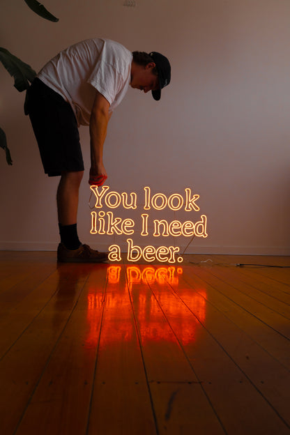 Need Beer - Neon Sign