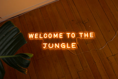 Welcome To The Jungle - Neon Sign