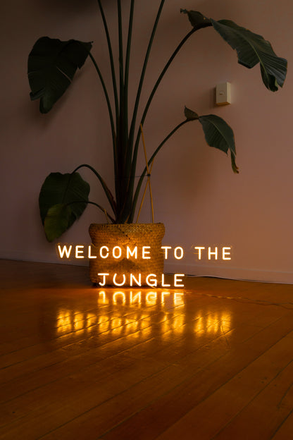 Welcome To The Jungle - Neon Sign