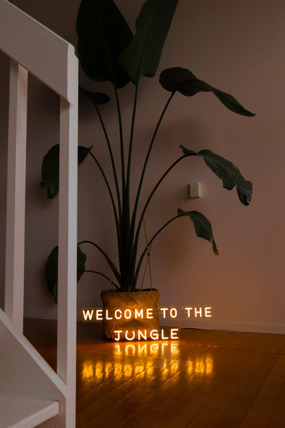 Welcome To The Jungle - Neon Sign