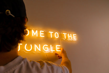 Welcome To The Jungle - Neon Sign
