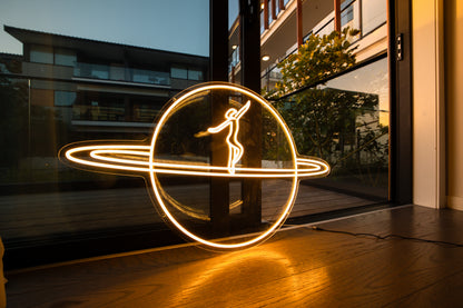 Planet Dance - Neon Sign
