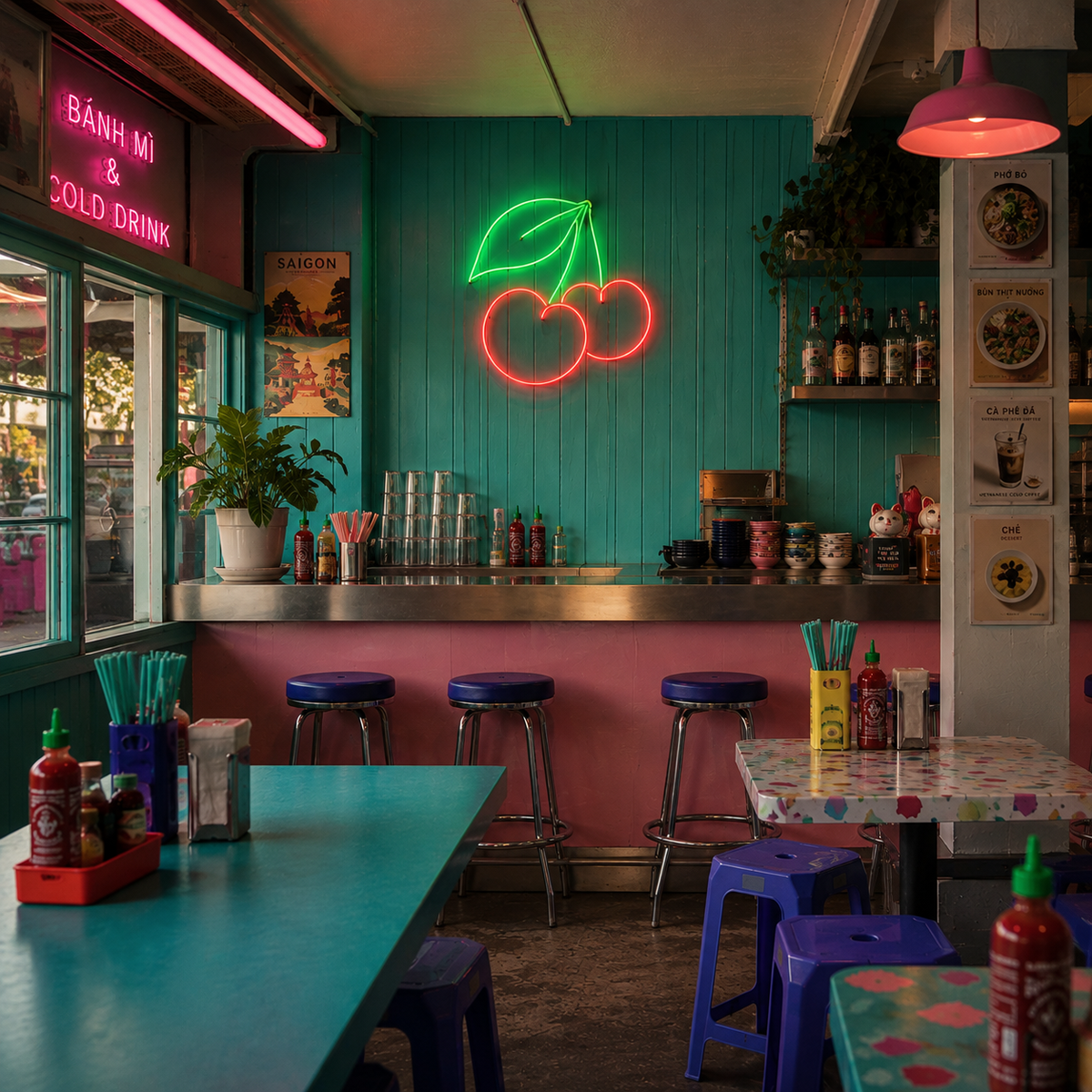 Cherrys - Neon Sign