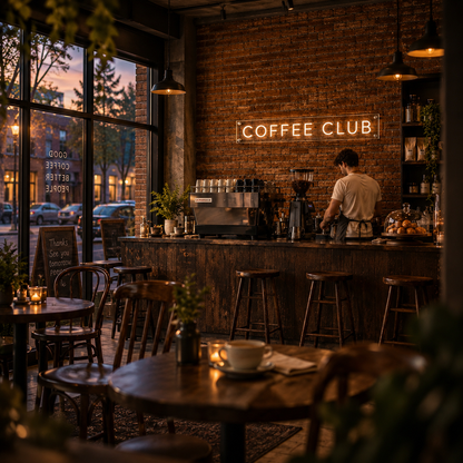 Coffee Club - Neon Sign