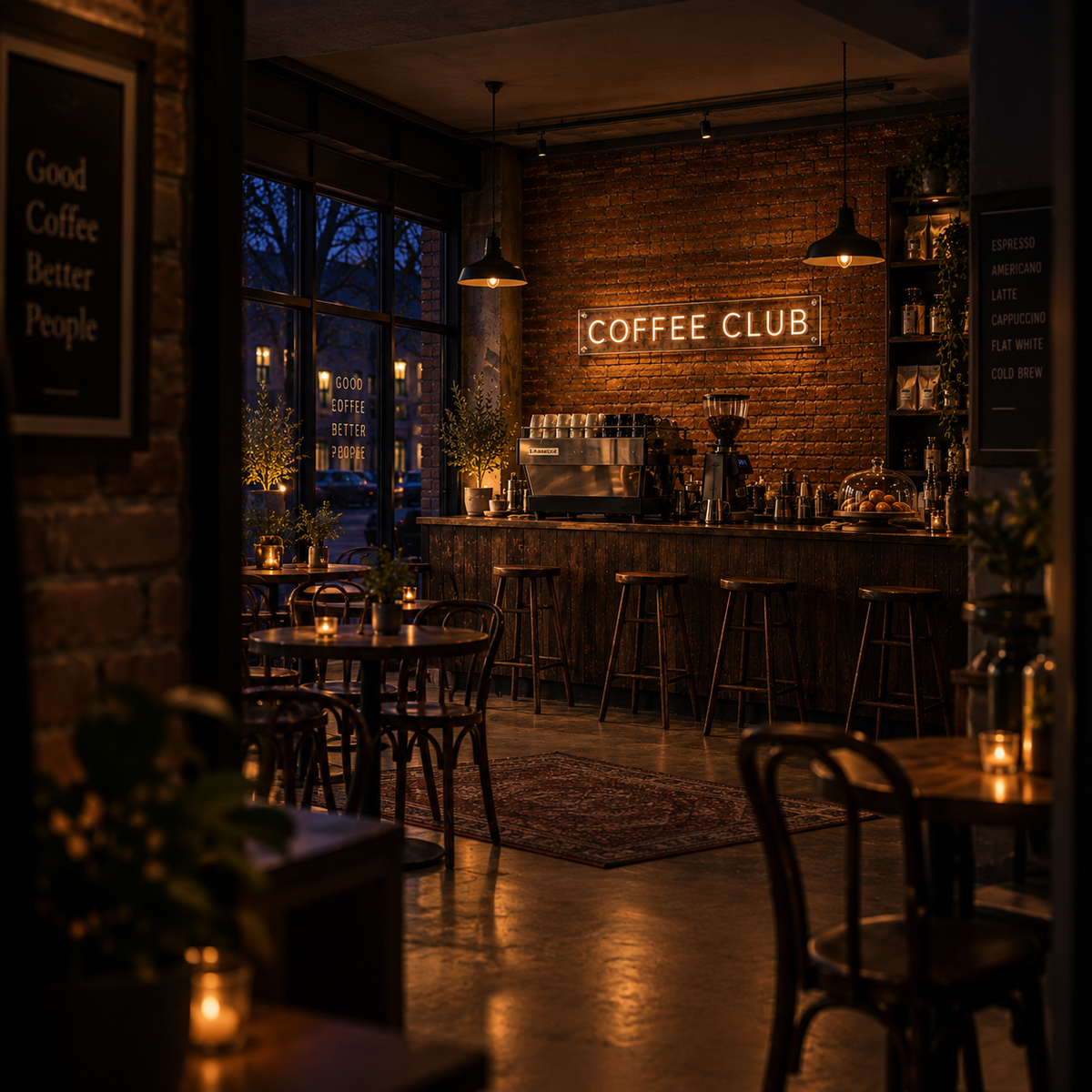 Coffee Club - Neon Sign